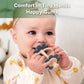 haakaa Silicone Teething Toy,Nipple-Shaped End for Gum Massage,360 Baby Toothbrush Head for Self-Brushing Training,Easy to Grip-