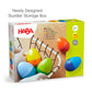 HABA Musical Eggs - 5 Wooden Eggs with Acoustic Sounds (Made in Germany)