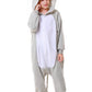 Canasour Cat Onesie Kids Halloween Cosplay Costume Girls One Piece Pjs Anime Unisex Hoodie Pajamas Grey For 4T Boys Party Pyjama