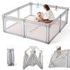 Foldable Baby Playpen,Portable Indoor & Outdoor Playpen for Babies and Toddlers,59   x71   Extra Large Play Pen with Gate,Collap