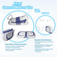 Bebeleh Collapsible Baby Bathtub With Thermometer - Bathtub + Baby Tub Sling + Newborn Sling - Baby Bathtub Newborn To Toddler 0
