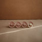 Frigg Daisy Night Natural Rubber Baby Pacifier | Made In Denmark | Bpa-Free (Blush/Cream, 0-6 Months) 2-Pack