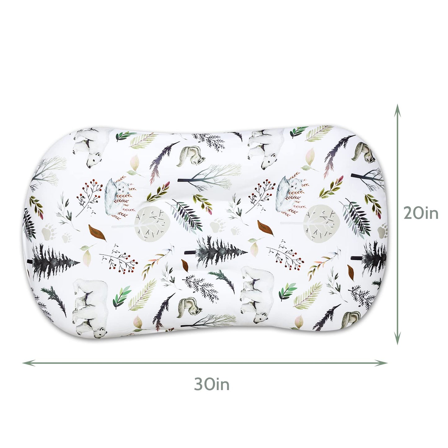 Jundetye Newborn Lounger Cover For Boys And Girls Removable Cover Ultra Soft Comfortable Lounger Slipcover For Infant Lounger Pi