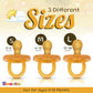 Sweetie Rubber Pacifier Natural Rubber Pacifier Rounded (Natural Color, 12-18 Month)