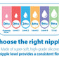 Dr. Browns Original Nipple, Level 2 (3m+), 2 Count
