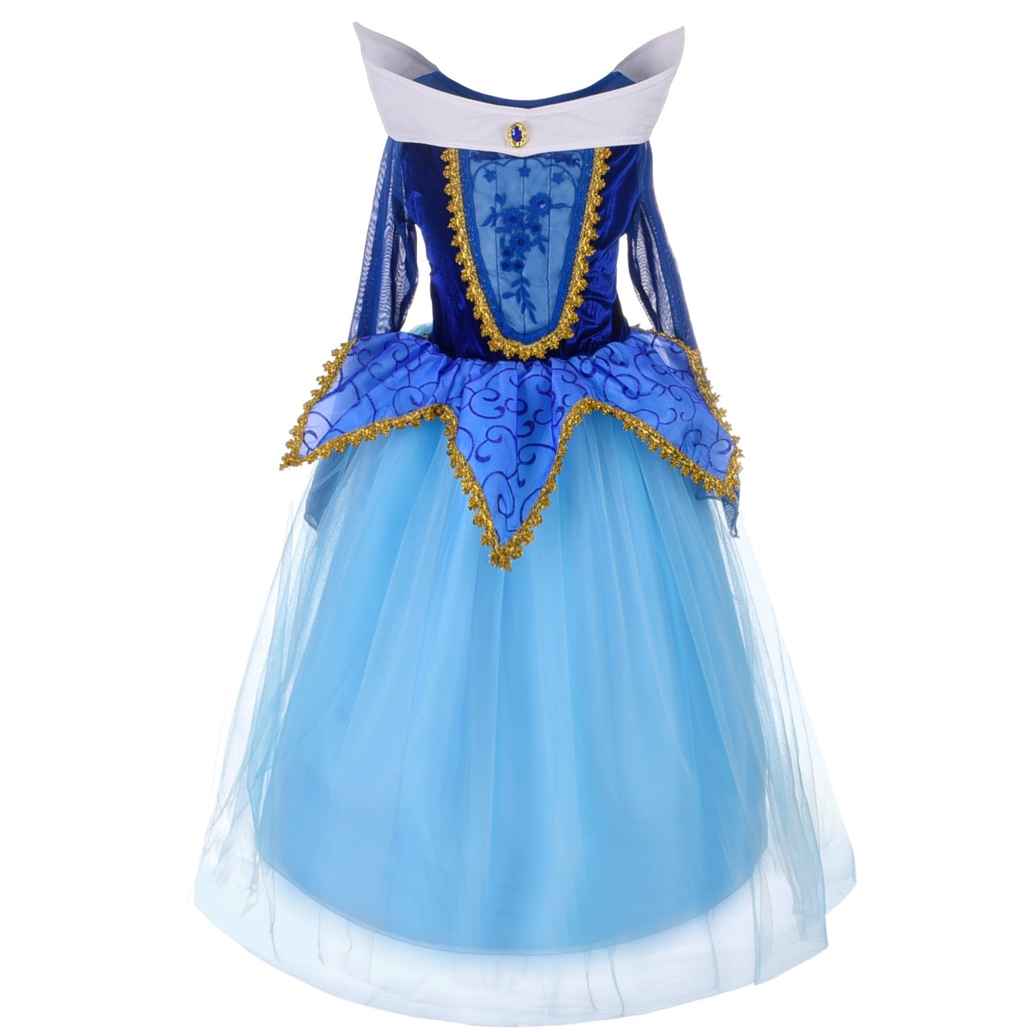 Dressy Daisy Toddler Girls Sleeping Princess Dress Up Costume Birthday Halloween Christmas Fancy Party Outfit Size 3T - 4T Blue