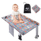 Toddler Airplane Travel Bed, Airplane Seat Extender Footrest for Kids, Portable Baby Travel Essentials for Flying, Kids Plane Be