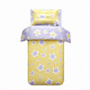 Meju Star Yellow 100% Cotton Duvet Cover 43' X 59' + Pillowcase 13' X19' Bedding Set With Zipper Closure For Baby Toddler Bo