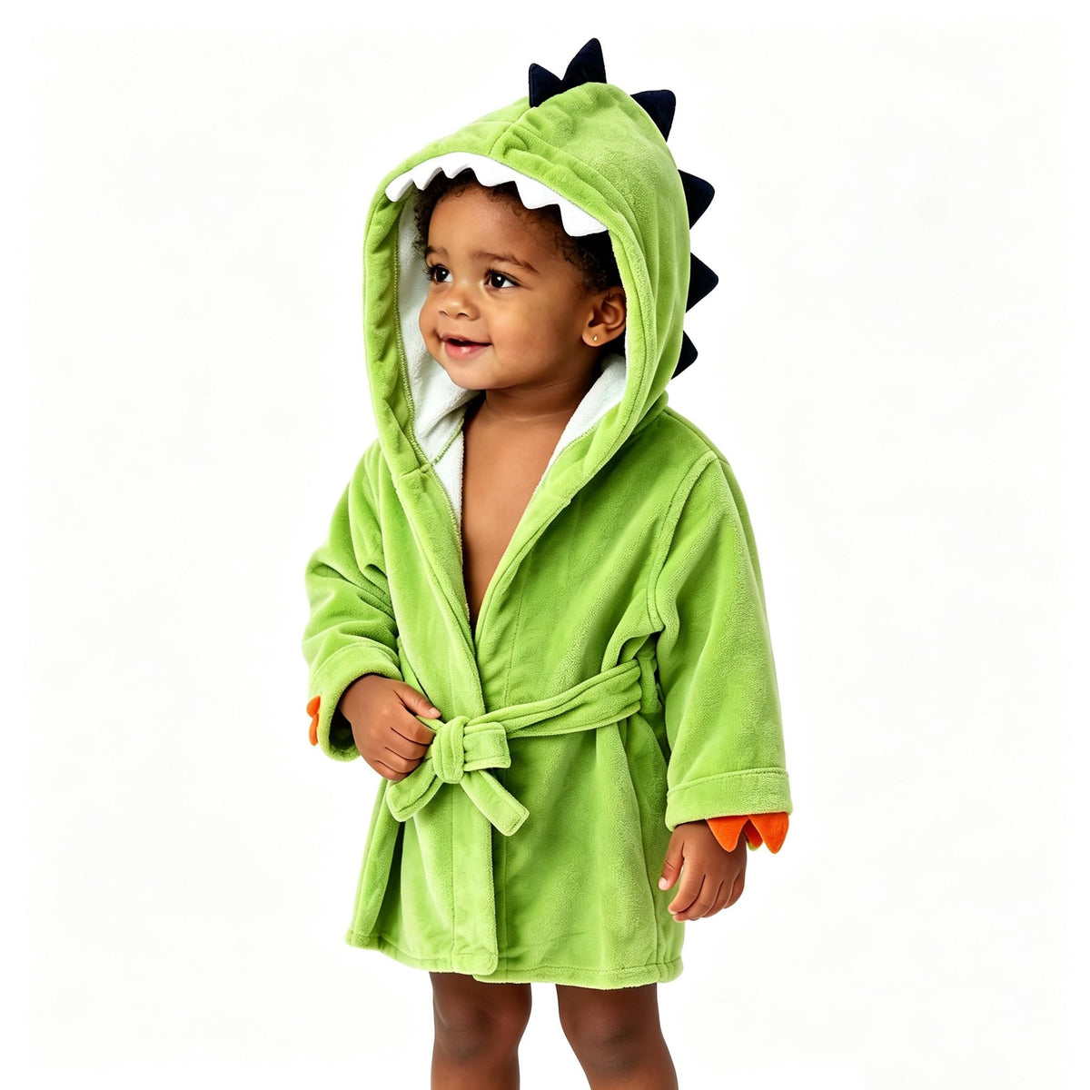 Baby Boy Bathrobes Infant Wash Waddle Dinosaur Hooded Robe Newborn Bath Robe Toddler Towel Soft Ultra Absorbent