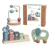 Elliani Wooden Montessori Toys Set - Aesthetic Baby Wooden Toys - 1 Year Old Montessori toys for Learning, Engaging and Developi