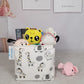 Langyashan Square Storage Baskets Waterproof Canvas Children Laundry Nursery Hamper For Shelves Gift Baskets Toy Organizer Room