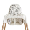Yeah Baby Goods Vegan Leather Soft Baby High Chair Cover (Golden Girl) - Fits Ikea Antilop Highchair Cushion - Wipeable, Waterpr