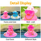 Wonuu Car Accessories Rubber Ducks Dashboard Decorations - Pink Ducks for Dashboard