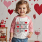 Boys Valentines Day Shirt Toddler Girls 3T Xo Xo Heart Long Sleeve Raglan Little Kids Shirts For Valentines Pink Tops