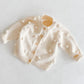 Simplee Kids Baby Sweater Valentine 'S Day Cardigan Embroidery Knit Coat For Winter Spring For 18-24 Months