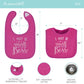 The Peanutshell Baby Girl Terry Bib Set Of 8-100% Cotton, Soft, Absorbent Baby Bibs For Girls, Toddler Baby Girl Bibs Set, Newbo