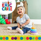 KIDS PREFERRED World of Eric Carle, The Very Hungry Caterpillar Wooden Stacker with Colorful Rainbow Rings, 7 Inch Stacking Soli