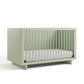 Storkcraft New Kyoto Deluxe Convertible Crib with Bonus Toddler Guardrail (Sage) - GREENGUARD Gold Certified, Toddler Guardrail 