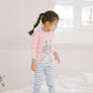 Vaenait Baby Kids Girls Boys Cotton Sleepwear Pajama 2Pcs Set Pink Bunny 12-18M/Xs