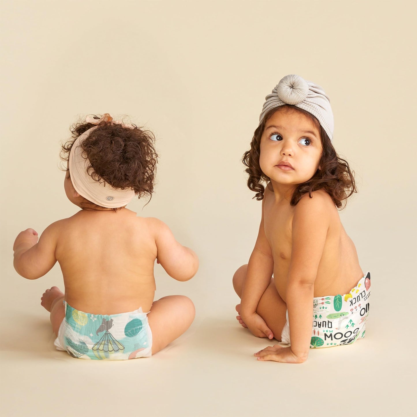 The Honest Company Clean Conscious Diapers | Plant-Based, Sustainable | Above It All + Barnyard Babies | Super Club Box, Size 1