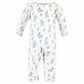 Hudson Baby Unisex Baby Cotton Coveralls, Some Bunny, 3-6 Months