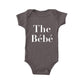 The Bebe Bodysuit (6 Months, Charcoal)