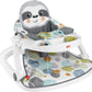 Fisher-Price Portable Baby Chair Sit-Me-Up Floor Seat With Snack Tray, Developmental Toys & Washable Seat Pad, Cute Sloth