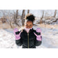 Children Toddlers And Baby Mittens Made With Thinsulate,And Fleece - Winter Waterproof Gloves - Kx Gear By Zelda Matilda,Black,5