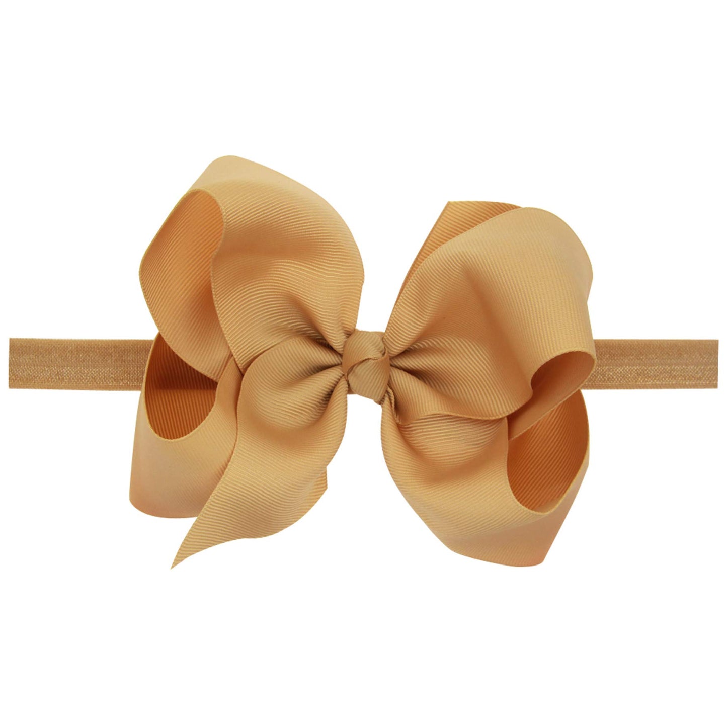 Ld Dress 6' Hair Bows Tiny Boutique Alligator Hairpins Gifts Accessories (Khaki)