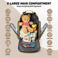 Sharkmouth Baby Diaper Bag For Men - Large Military Daddy Gear Backpack With Changing Pad For Travel Camping Hiking - Army Style