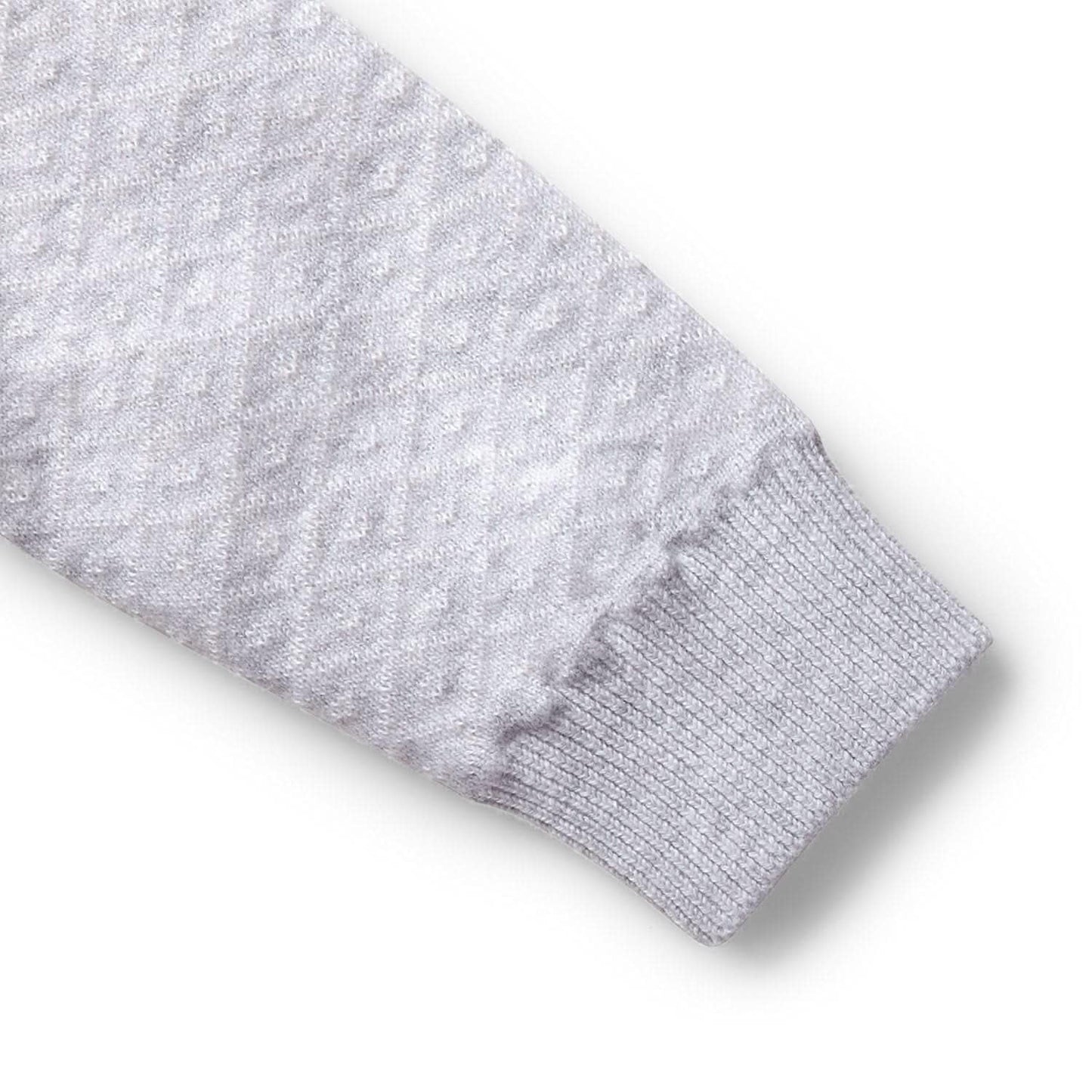 Hope & Henry Baby Jacquard Sweater Romper