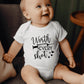 Made With Lots Of Love And A Little Science Bodysuit Ivf Baby Pregnancy Announcement Worth Every Shot Reveal Gift (0-6 Months, L