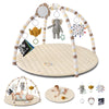 Blissful Diary Baby Play Gym Mat, Tummy Time Mat With 6 Detachable Toys For Stage-Based Sensory & Motor Skill Development, Baby