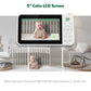 Leapfrog Lf2415 Baby Monitor, 5    Ips Lcd Screen, 1000Ft Range, Night Vision, Soothing Lullabies, Nightlight, 2-Way Audio, Temp