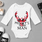Oklady Toddler Boy Clothes Deer Print Hoodie Tops Pants Baby Boy Sweatsuit Baby Boy Christmas Outfits 12-18 Month