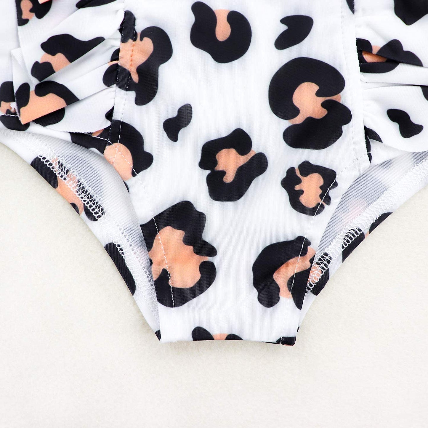 Kangkang Baby Girl Swimsuit 12-18 Months Baby Swimsuit Girl One Piece Swimsuit Swimsuit Baby Girl Sunsuit Leopard Print Ruffled
