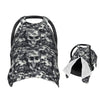 Muishi Grey Skull and Camouflage Baby Car Seat Canopy Nursing Cover for Newborn Car Seat Breastfeeding Covers Blanket Newborn Sh