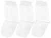 Neska Moda Unisex Ankle Socks (Pack Of 3) (Sk246_White_46 Years)