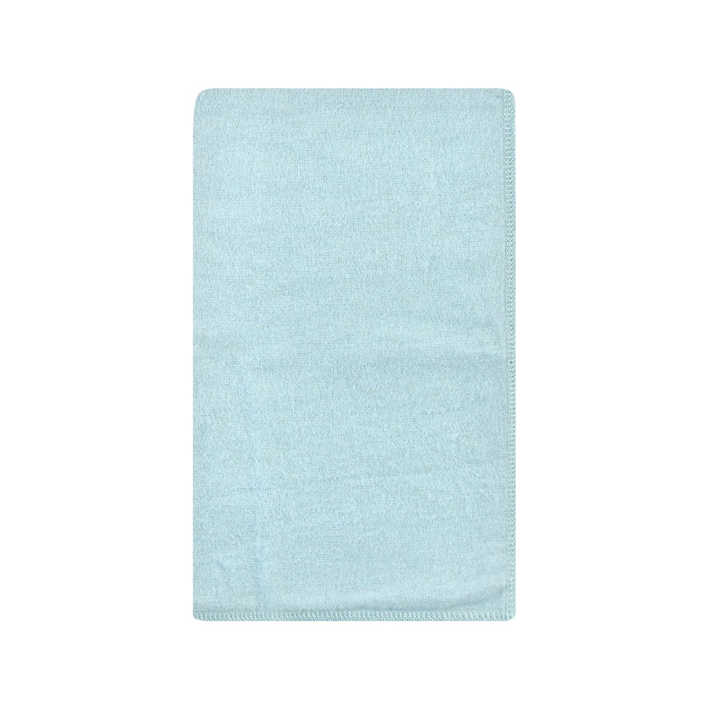 Hudson Baby Unisex Baby Cotton Flannel Burp Cloths, Zoo Animals, One Size