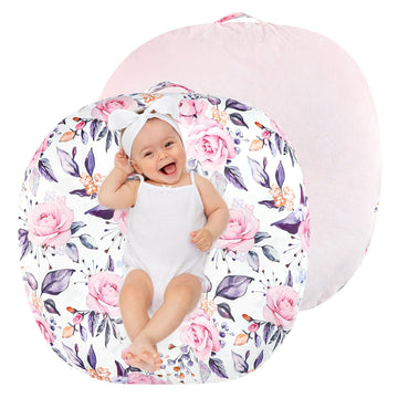 Newborn Lounger Cover for Boys Girls, Soft Comfortable Baby Lounger Cover 1 Pack Reversible Removable Fleece Slipover for Infant