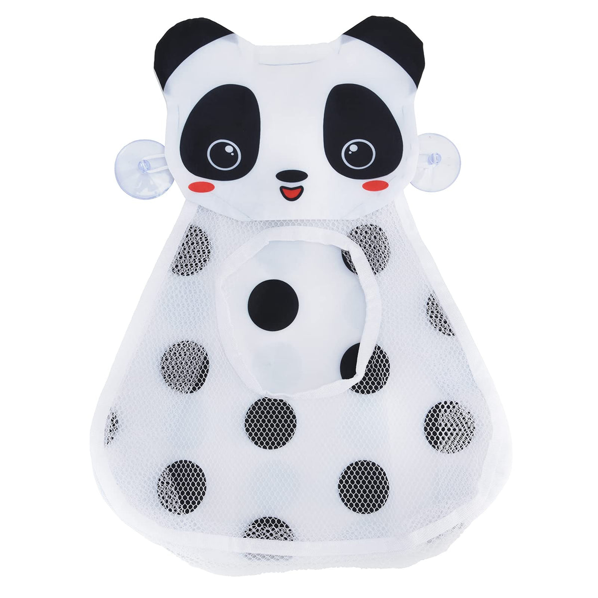 Bathtub Toy Storage Bag, Panda Shape Waterproof Umbrella Fabric Bath Toy Storage Bag Cute Multipurpose for Bath Toys for Pool To