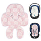 SERAPHY Infant Car Seat Insert, 2-in-1 Detachable Mesh Baby Carseat Head & Body Support, Universal Soft Baby Car Seat Cushion, M