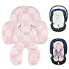 SERAPHY Infant Car Seat Insert, 2-in-1 Detachable Mesh Baby Carseat Head & Body Support, Universal Soft Baby Car Seat Cushion, M