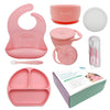 Brushinbella Baby Feeding Supplies - Complete Baby Feeding Set With Baby Plate, Baby Spoons First Stage, Silicone Bib And Snack