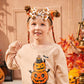 Lanmerry Halloween Baby Girl Headbands With Bows For Newborn Orange Hair Bow Hair Accessories Elastic Nylon Halloween Hairbands