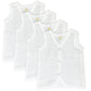 1St Step Button Type 100% Organic Muslin Jhabla (Large (69 Months)) (New Born, White)