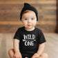 Wild One Boys 1St Birthday Shirt For Baby Boys First Birthday Outfit Black Shirt 12 Months