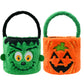 YourBestMemory Dia 7.9 * H 15.7, Plush Halloween Baskets Trick or Treat Bags Halloween Candy Bucket, Gift Bucket for Party Favor