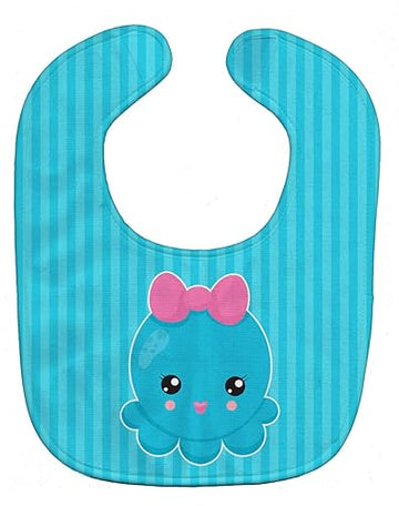 Carolines Treasures Nautical Octopus Baby Bib, Blue, Large