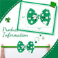 Yanjie St. Patrick'S Day Baby Girl Clover Headbands Shamrock Printed Baby Girl Bow Green Infant Headband St.Patrick Wide Hairban